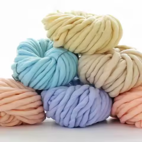 250g/Pc Super Bulky Arm Knitting Wool Roving Knitted Blanket Chunky Wool Yarn Super Thick Yarn For K
