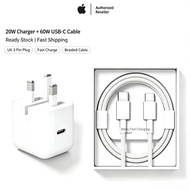 Original Apple 20W USB C Fast Charger Adapter Type C Adapter Compatible with iPhone Cable And ugreen