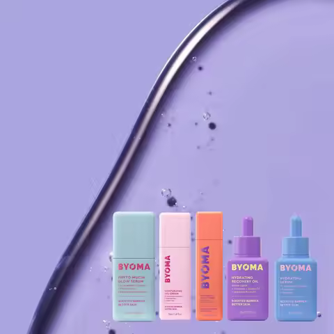 BYOMA Phyto-Mucin Glow Serum Hydrating Recovery Oil Milky Toner Moisturizing Gel Cream Boosted Barri