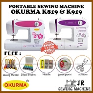 OKURMA K819 &amp; K919 PORTABLE SEWING MACHINE / Mesin jahit portable / K719 mesin jahit murah quality🔥 [ READY STOCK ]🔥