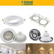 AR111 Casing / AR111 Gu10 15w LED Bulb / Spotlight / eyeballl