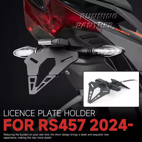For Aprilia RS457 RS 457 2024 2025 Motorcycle Rear Short Tail Stock License Plate Holder Tailstock F
