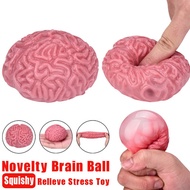 2019 Novelty Squishy Brain Toy Squeezable Fun Toys Relieve Stress Ball Cure Toy Squishy Slow Rising