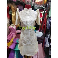 Top Quality Lady Barong Dress (imelda )(3/4 sleeves)