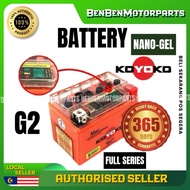 (365 WARRANTY) SIRIM KOYOKO Motorcycle Battery Bateri Y15 LC135 SRL EGO Y125 NVX Y110 BELANG RS150 E