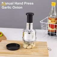 Pressed Garlic Chopper Manual Hand Onion Chopper Stainless Steel Handheld Food Chopper for Garlic SHOPSBC5101