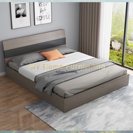 Modern Tatami Style Bed Frame With Many Storage Queen Solid Wood Murah Katil Tatami Dengan Banyak Ruang