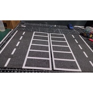 HOT WHEELS DIORAMA DIECAST ROAD PARKING LOT TRAFFIC