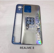 Kesing Housing Casing Realme 8 4G RMX3085 BackDoor Back Cover Bekdor Tutup Belakang + Bezel Bazzel H