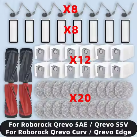 Fit For ( Roborock Qrevo 5AE / S5V / Curv / CurvC / Curv S5X 5A1 5XC / Edge / EdgeC / Edge S5A 5V1 )