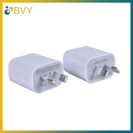 BVY  AU Plug Two USB Ports Mobile Phone Charger DC 5V 2A Output Power Adapter Used .