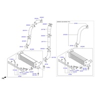 28172-4A700 HOSE INTERCOOLER OUTLET(W/CLIP) HYUNDAI STAREX A2 100% NEW GENUINE PARTS NADE IN KOREA