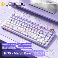 LEOBOG Hi75 Aluminum Tuo Mechanical Keyboard 75% Configuration Customized Laptop Gaming Game Dedicat