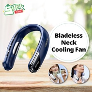 Neck Fan 15000 mAh Portable USB Rechargeable 5 Speed Adjustable Wearable Cooling Head Fan Kipas Lehe