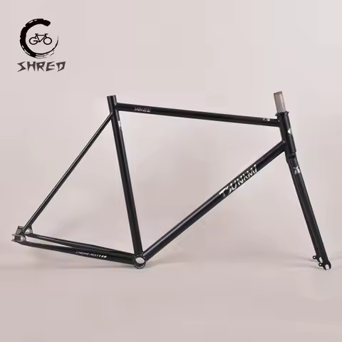 700C TSUNAMI SNM4130 Fixed Gear Bicycle Frameset 52cm 55cm Chromoly Steel Racing Track Fixie Bike Fr