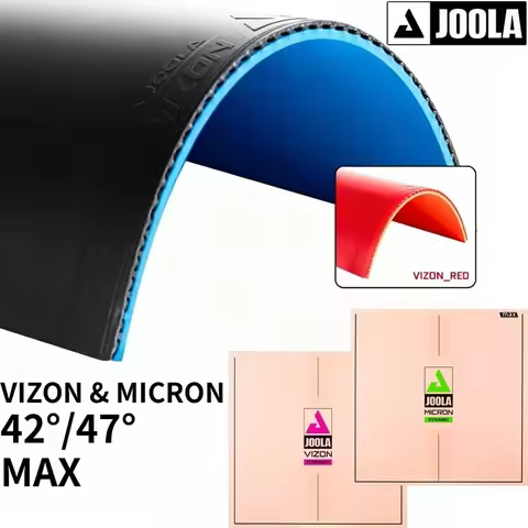 Original JOOLA VIZON & MICRON Table Tennis Rubber Sheet Slightly Tacky Surface Pimples in MAX Thickn