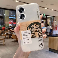 เคสโทรศัพท์ OPPO A79 A18 A38 A98 5G A58 A78 A77s A77 A96 A76 A57 A54 A17 A17K A95 โปร่งใส แฟชั่น Sta