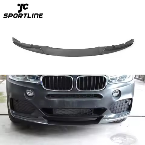 P-design Carbon Fiber X5 Front Bumper Lip for BMW X5 F15 M Tech X Drive Series 14-15