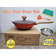 32cm Vinor Rock Stone Wok (non stick) 32cm 岩石不沾炒锅 - MLY READY STOCK 现货