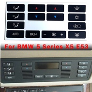SUPE ปุ่มสวิตช์ควบคุมสภาพอากาศในรถยนต์1ชุดครอบคลุม X5 BMW E53 1999-2006 E39 1996-2002