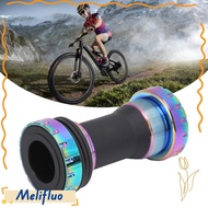 MELIFLUO BB Bottom Bracket, Lightweight 68-73mm Bottom Bracket, Durable 1.37x24T Aluminum Alloy + Ny