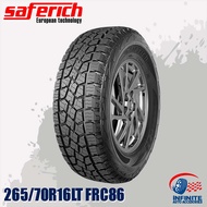 SAFERICH 265/70R16LT TIRE/TYRE-121/118R*FRC86 HIGH QUALITY PERFORMANCE TUBELESS TIRE
