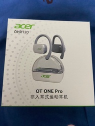 Acer宏碁久戴不痛開放式真無線藍牙耳機不入耳運動跑步長續航高音質夾耳掛耳式 正品藍牙耳機
