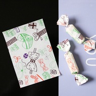 Christmas Thickened Disposable Almond Caramel Candy Wrapping Paper Sweet Snack Packaging Bag Baking