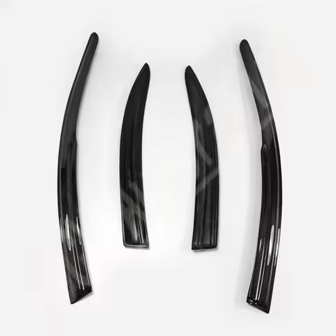 For Mitsubishi EVO X 10 /Lancer EX Carbon Fiber Rain Wind Visor Deflector Cover