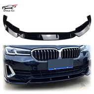 For BMW 5 Series G30 G31 520i 525i 530i 2021 2022 Car Front Bumper Lip Spoiler Glossy Black Or Carb