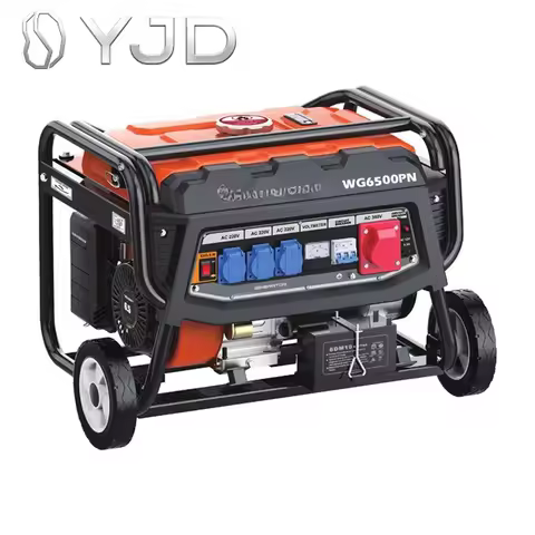 Portable 6.5kW Open Frame Petrol Generator with Electric Starter