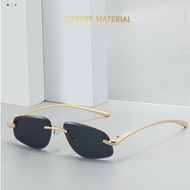 European American ins Female Star Same Style Polygonal Sunglasses Fashion Metal Sunglasses