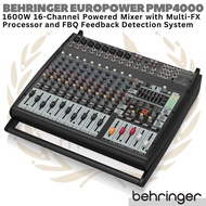 BEHRINGER EUROPOWER PMP4000 16 channel 1600W Powered Audio Mixer