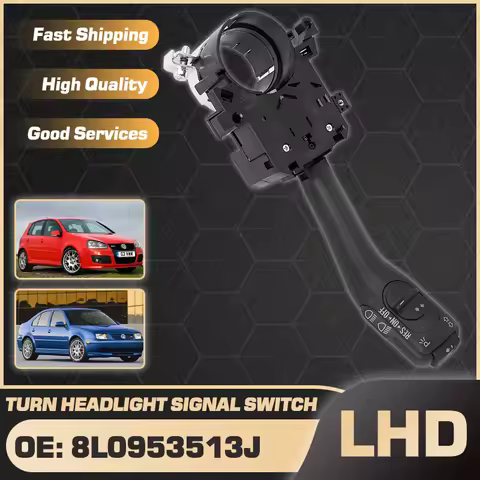 Car Turn Signal Headlight Switch For Volkswagen Golf GTI MK4 1997-2006 VW Jetta Bora A4 1J MK4 2000-