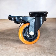 GLATINO 3" Heavy Duty Caster Wheels 3 inch Double Bearing Trolly Wheels/ PRICE 1 PC Glatino 3 inch D