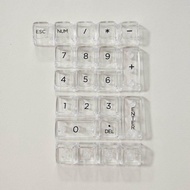 Ice Transparent Key Cap Transparent 132 Key Mechanical Keyboard Keycaps Key Cap 6175 Key 84 Key 87 K