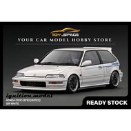 [IGNITION MODEL] 1/18 Honda Civic (EF9) SiR White [IG3122]