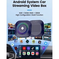 CarlinKit Tbox Wireless CarPlay Adapter Multimedia Box for Wired CarPlay Cars, Android Plug and Play