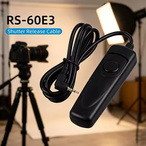 RS-60E3 Remote Control Shutter Release for Canon R RP R6 R6II R7 R8 R10 R100 M5 M6 Mark II G10 G11 G
