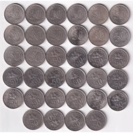 50 Cent Malaysia Coins 1967 to 2011