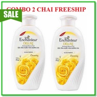 2 Chai Sữa tắm Enchenter 100ml hương hoa Pháp trắng da (Hàng khuyến mãi)