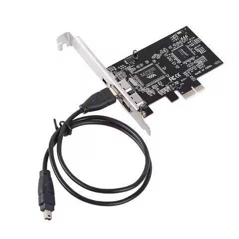 PCIE to 1394 Fire Extend Card PCI to 1394 Firewire Video Adapter for Digital Camera HD DV Capature C