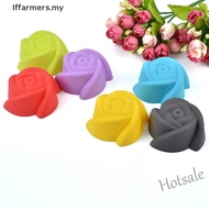 【Ready Stock】 ✜ E05 Iffarmers 1/5PCS Silicone Cupcake Mold Round Rose Flower Birthday Cake Mold Silicone Cake Baking Pan Baking Pastry Tools Cake Decorag Tools Silicone Mold MY