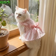 EPOCH Striped Bows Pet Dresses, Comfortable Breathable Dog Princess Dress, Adorable Soft Dreamy Flyi