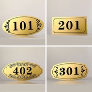 House Number Plate Customized Room Number Plate Rental Room Box Number Plate Number Plate Cabinet Nu