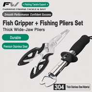 Fish Lip Gripper Clip Stainless Steel Fish Control Gripper Fish Lip Clamp Pliers Stainless