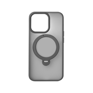 CURIO Matte Ring Case - Magnetic Phone Case with Stand Holder (ShockProof / 360° Rotatable / Smooth)