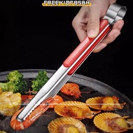FREEYIO785BH Barbecue Clip, Stainless Steel Thickened Kitchen Food Tongs,  Non-slip Multifunction An