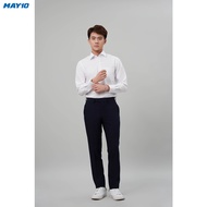 Áo sơ mi trắng nam dài tay May 10 dáng Regular mã 010123049W 003/1