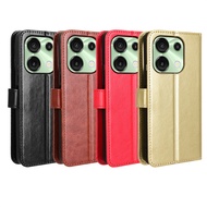 Suitable for Umi Umidigi G9 Phone Case Note 90 Phone Leather Case Flip Card Lanyard Crazy Horse Patt